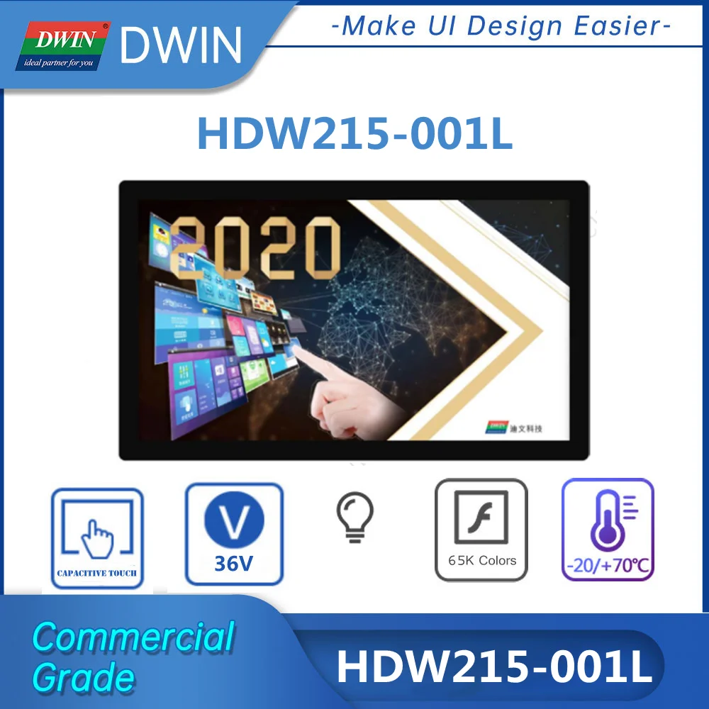 DWIN New 21.5 Inch 1920x1080 Resolution HDMI Interface Display LCD PANEL IPS TFT Screen Capacitive Touch Panel
DWIN New 21.5 Inch 1920x1080 Resolution HDMI Interface Display LCD PANEL IPS TFT Screen Capacitive Touch Panel