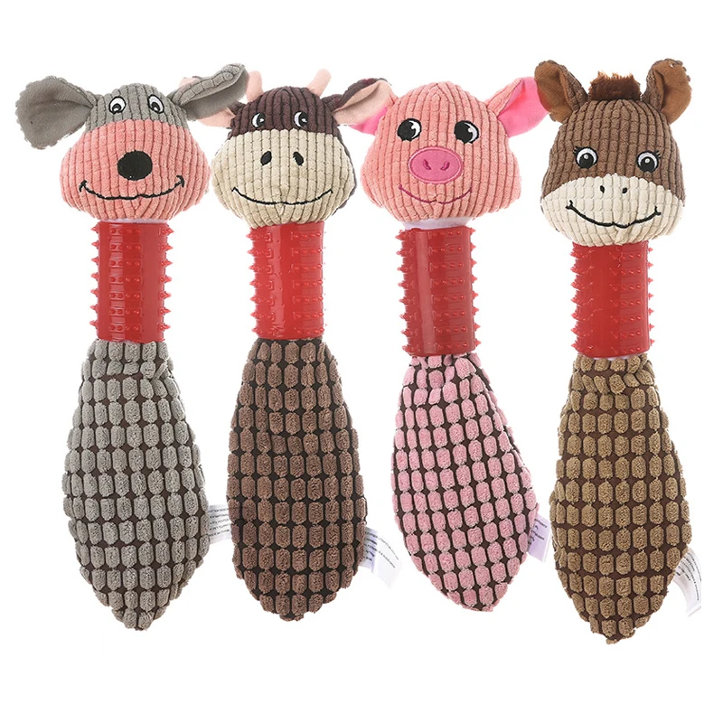 Pet Toy Animal Shape Corduroy Chew Toy For Dogs Puppy Squeaker Squeaky Plush TPR Molar Dog Toy Pet Training Dog Accessories
Pet Toy Animal Shape Corduroy Chew Toy For Dogs Puppy Squeaker Squeaky Plush TPR Molar Dog Toy Pet Training Dog Accessories