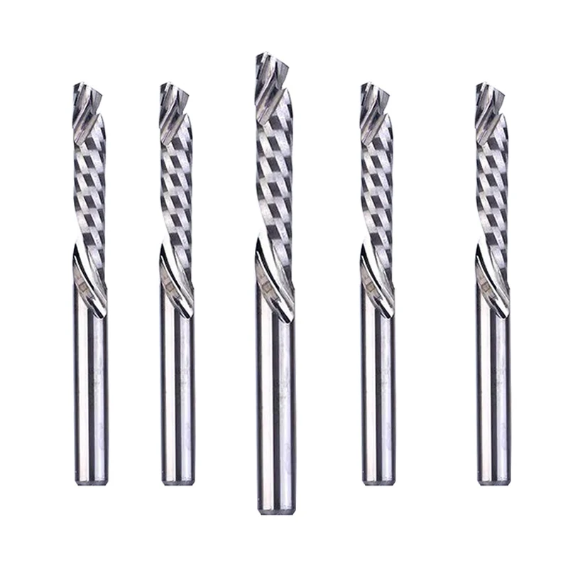 20pcs/Lot Single Flute Up Down End Milling Cutter 6x25mm Solid Carbide Compression Wood Tungsten End Milling Cutter CNC Router
20pcs/Lot Single Flute Up Down End Milling Cutter 6x25mm Solid Carbide Compression Wood Tungsten End Milling Cutter CNC Router