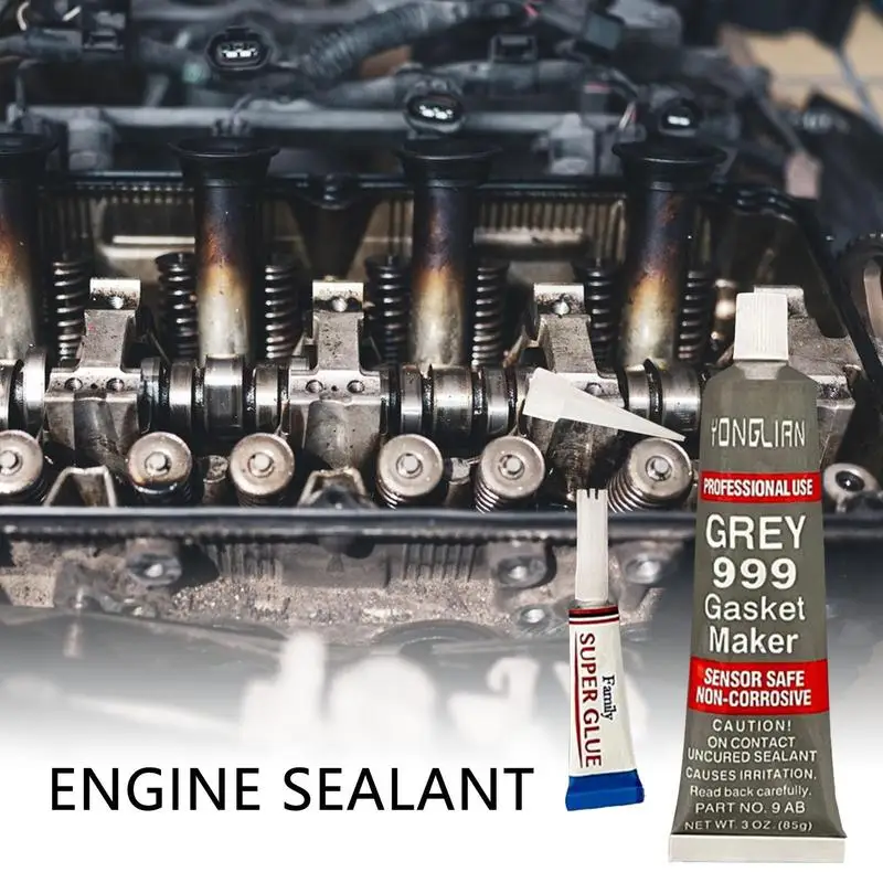 85g Gasket Sealant Engine Repair Glue Adhesive Grey High Temp Engine Gasket Maker Effective Portable For Motorcycle Car Engines
85g Gasket Sealant Engine Repair Glue Adhesive Grey High Temp Engine Gasket Maker Effective Portable For Motorcycle Car Engines