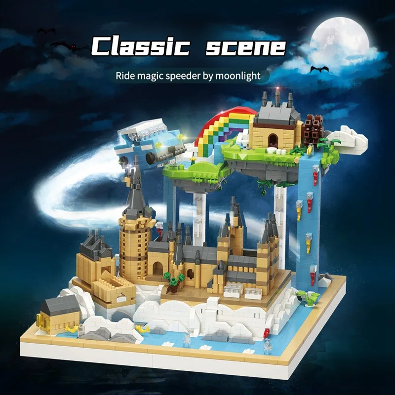 3088PCS Creative Streetview Sets Harris Forbidden Magic School Castle Building Blocks Micro Daimond Bricks DIY Assemble Toy Gift
3088PCS Creative Streetview Sets Harris Forbidden Magic School Castle Building Blocks Micro Daimond Bricks DIY Assemble Toy Gift