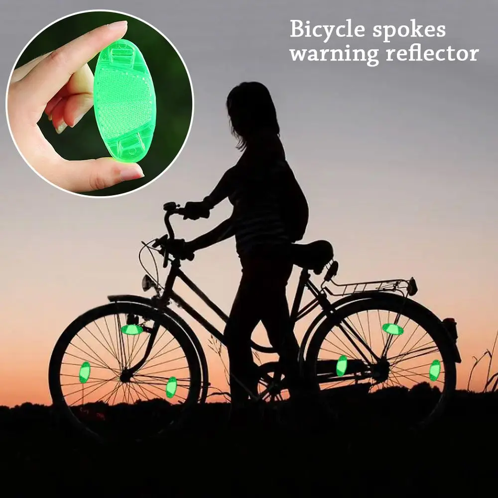 Cycling Lights Plastic Bike Spoke Reflector Wheel Rim Reflective Safety Warning Light Bicycle Reflect Accessories
Cycling Lights Plastic Bike Spoke Reflector Wheel Rim Reflective Safety Warning Light Bicycle Reflect Accessories