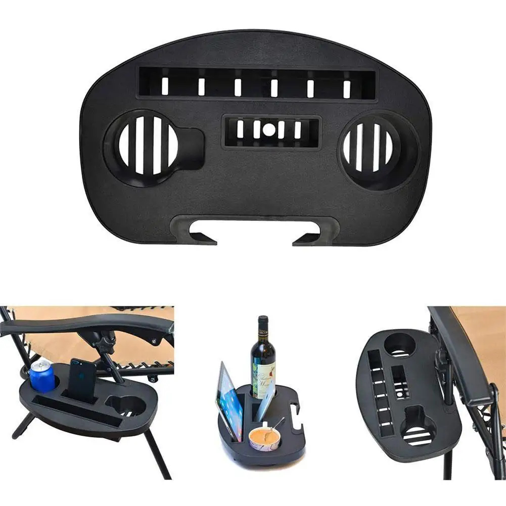 Beach Leisure Folding Lounger Bottle Cup Holder Stand Black ABS Plastic Portable Chair Drinks Tray For Outdoor Accessories B8A4
Beach Leisure Folding Lounger Bottle Cup Holder Stand Black ABS Plastic Portable Chair Drinks Tray For Outdoor Accessories B8A4