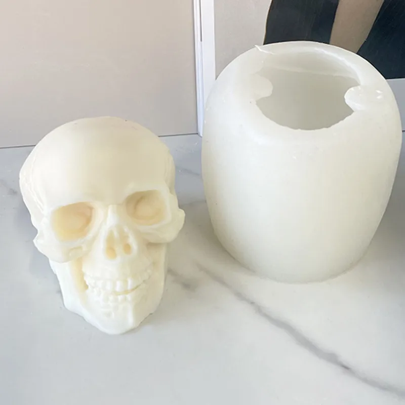 Large Skull Candle Silicone Mold for Handmade Desktop Decoration Gypsum Epoxy Resin Aromatherapy Candle Silicone Mould
Large Skull Candle Silicone Mold for Handmade Desktop Decoration Gypsum Epoxy Resin Aromatherapy Candle Silicone Mould