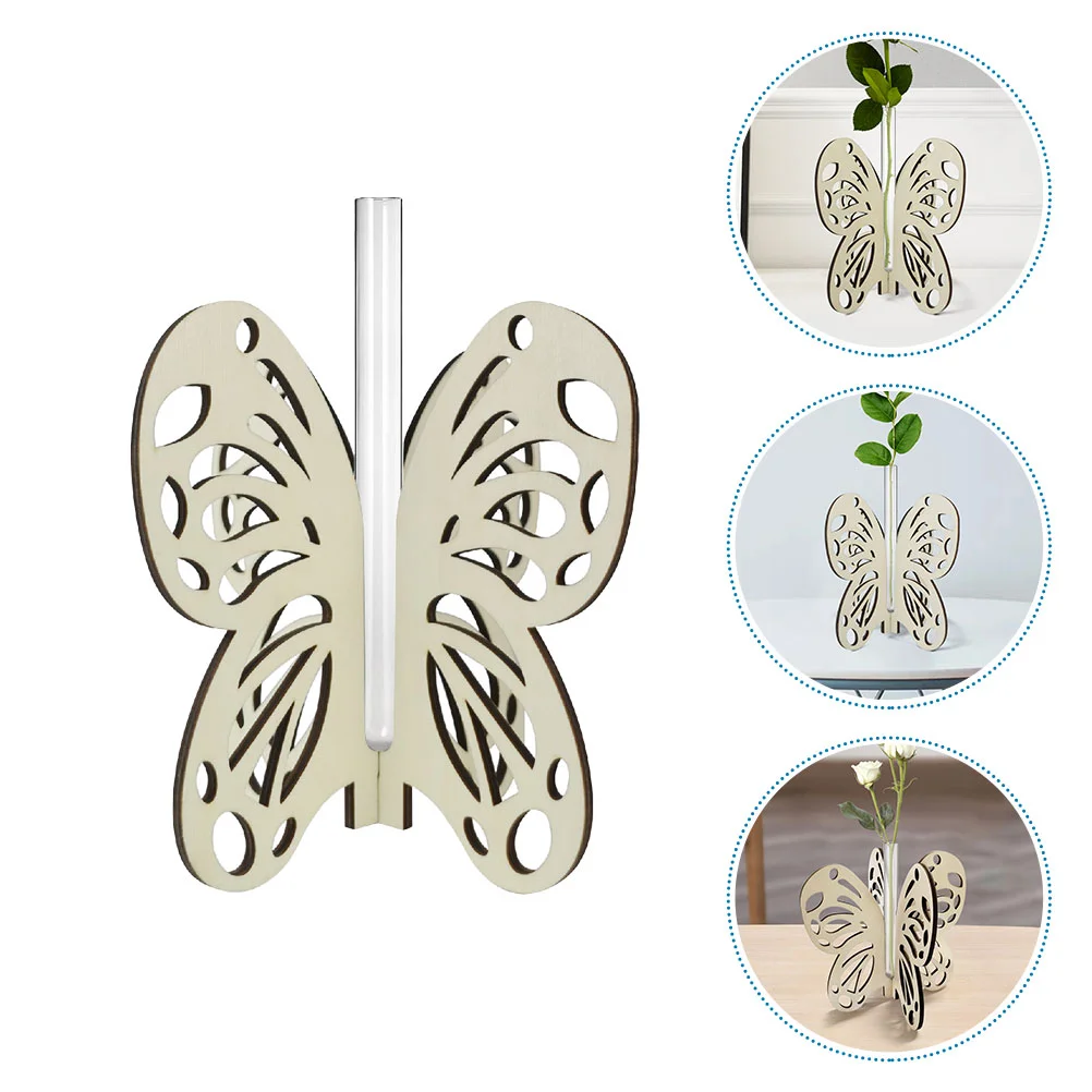 Delicate Flower Arrangement Holder Home Vase Desktop Vase Wooden Glass Vase
Delicate Flower Arrangement Holder Home Vase Desktop Vase Wooden Glass Vase