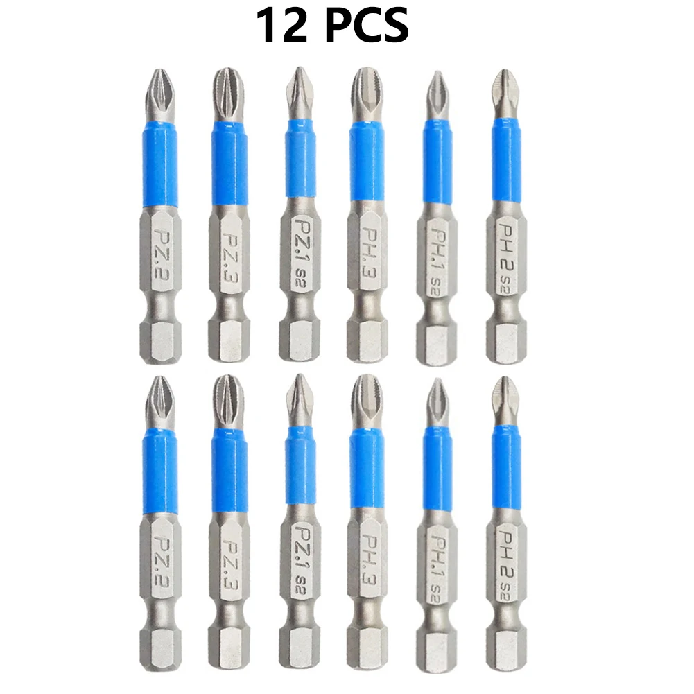 Набор бит для отвертки PH1, PH2, PH3, PZ1, PZ2, PZ3, 12 шт., 50 мм, высокопрочная синяя Отвертка из легированной стали, магнитный Электрический инструмент
Набор бит для отвертки PH1, PH2, PH3, PZ1, PZ2, PZ3, 12 шт., 50 мм, высокопрочная синяя Отвертка из легированной стали, магнитный Электрический инструмент