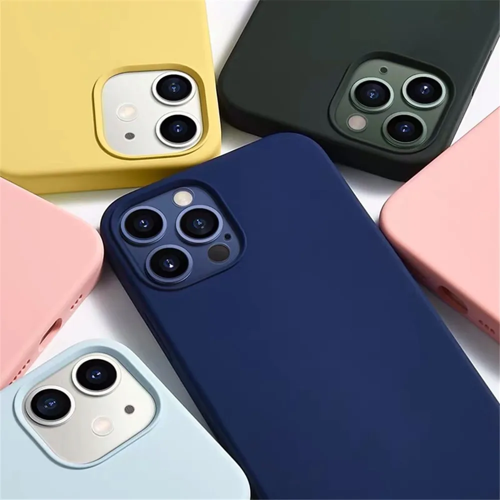 Luxury Original Liquid Silicone Phone Case For iPhone 14 13 12 11 Pro Max Mini X XS XR 7 8 Plus SE 3 2020 Shockproof Soft Cover
Luxury Original Liquid Silicone Phone Case For iPhone 14 13 12 11 Pro Max Mini X XS XR 7 8 Plus SE 3 2020 Shockproof Soft Cover