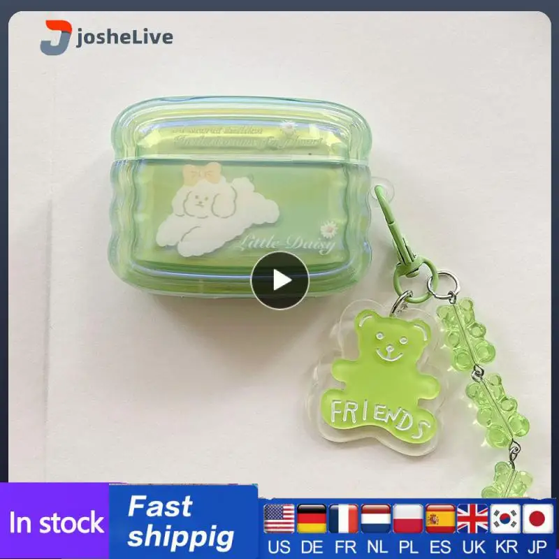 Fashionable For Apple Earphone Case Durable Wave Green Pendant Headphone Soft Shell Puppy Dust Cover Soft Shell Shockproof Light
Fashionable For Apple Earphone Case Durable Wave Green Pendant Headphone Soft Shell Puppy Dust Cover Soft Shell Shockproof Light
