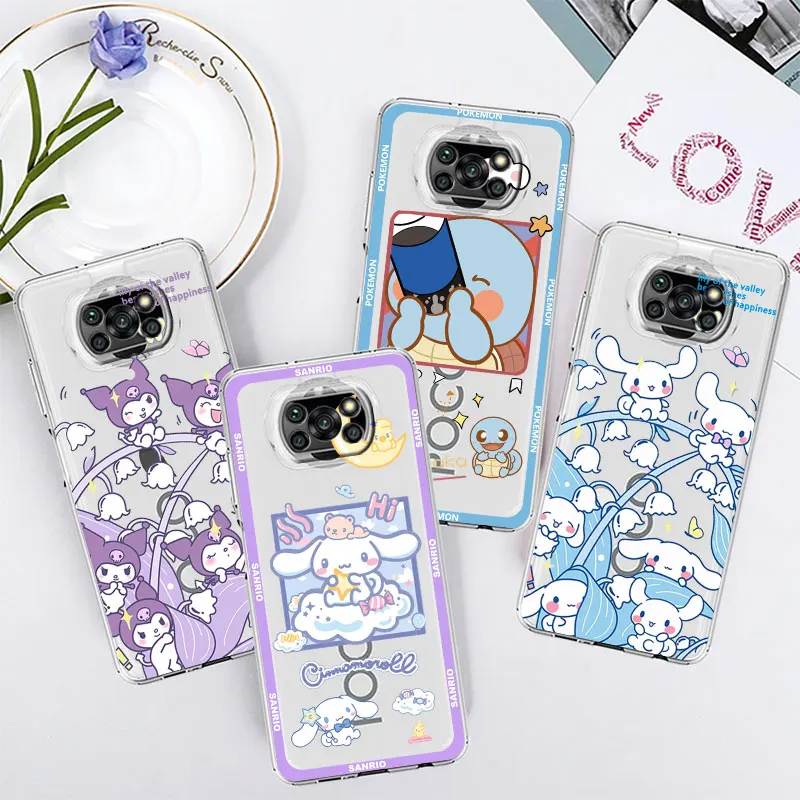 Melody Kuromi Cinnamoroll Phone Case For Xiaomi POCO X3 F3 M3 NFC Pro f1 for Mi 12 11T 11X Pro 11 Lite 5G NE 9t 10t Soft Cover
Melody Kuromi Cinnamoroll Phone Case For Xiaomi POCO X3 F3 M3 NFC Pro f1 for Mi 12 11T 11X Pro 11 Lite 5G NE 9t 10t Soft Cover