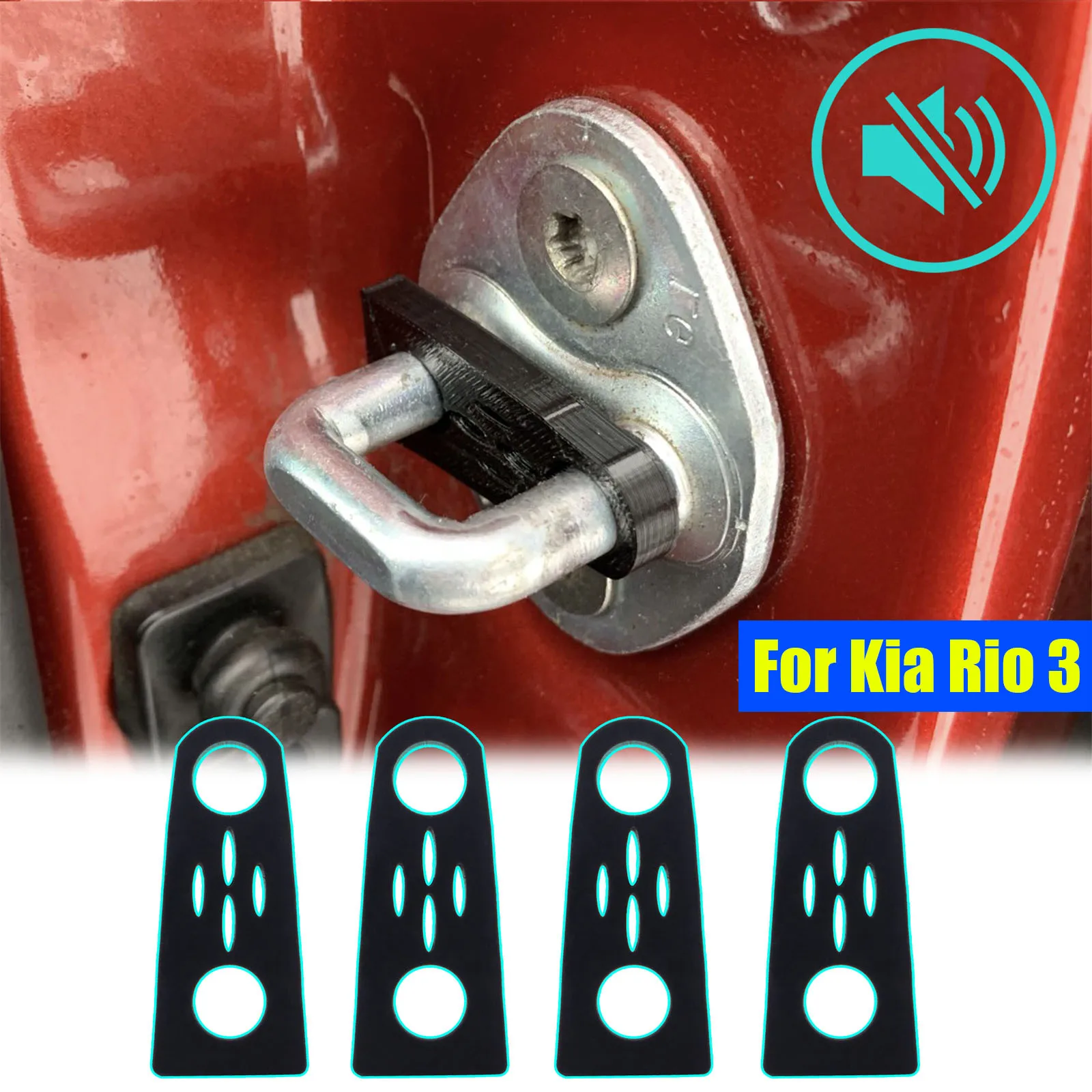 Door Lock Damper For Kia Rio 3 2011- 2016 2017 Buffer Soundproof Sound Insulation Quiet Deaf Creaking Screaks Noise Seal
Door Lock Damper For Kia Rio 3 2011- 2016 2017 Buffer Soundproof Sound Insulation Quiet Deaf Creaking Screaks Noise Seal