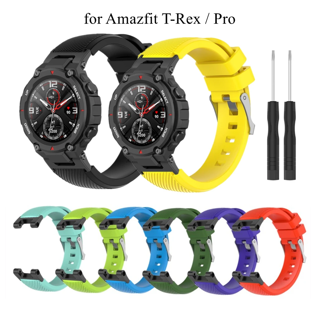 Ремешок силиконовый для Xiaomi Amazfit T-Rex/T-Rex 2, мягкий сменный Браслет для спортивных часов Amazfit T-rex Pro
Ремешок силиконовый для Xiaomi Amazfit T-Rex/T-Rex 2, мягкий сменный Браслет для спортивных часов Amazfit T-rex Pro