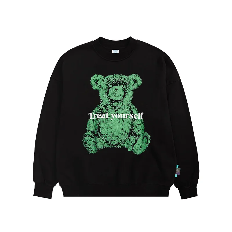 Men Fashion Harajuku Sweat Shirt Hip Hop Streetwear Cartoon Bear Graphic Sweatshirt Autumn Cotton Unisex Casual Loose Pullover 
Men Fashion Harajuku Sweat Shirt Hip Hop Streetwear Cartoon Bear Graphic Sweatshirt Autumn Cotton Unisex Casual Loose Pullover