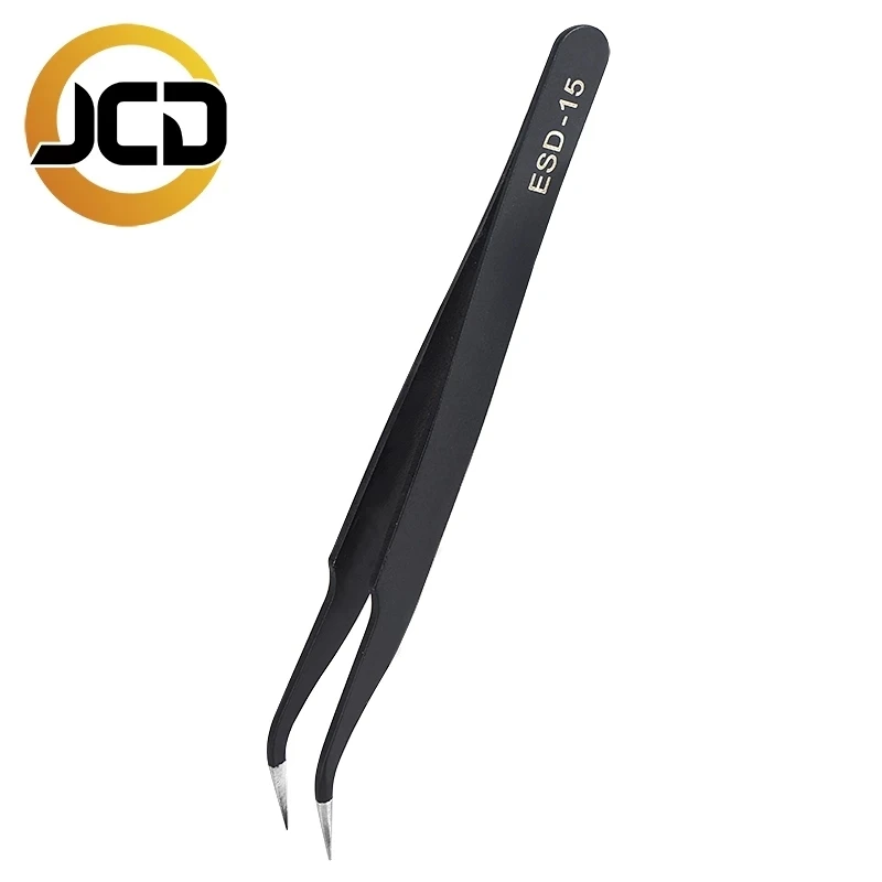 TIT Soldering Tweezers Anti-static ESD Stainless Steel Tweezers Maintenance Tools Industrial Precision Curved bent Repair tools
TIT Soldering Tweezers Anti-static ESD Stainless Steel Tweezers Maintenance Tools Industrial Precision Curved bent Repair tools