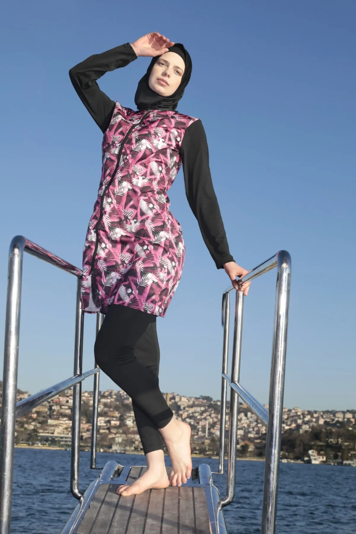 Muslim Burkinis Fully cloed oute te Summer Clothing Hijab Sport Swimsuit Islamic Full Cover Islamic Full Cover
Muslim Burkinis Fully cloed oute te Summer Clothing Hijab Sport Swimsuit Islamic Full Cover Islamic Full Cover