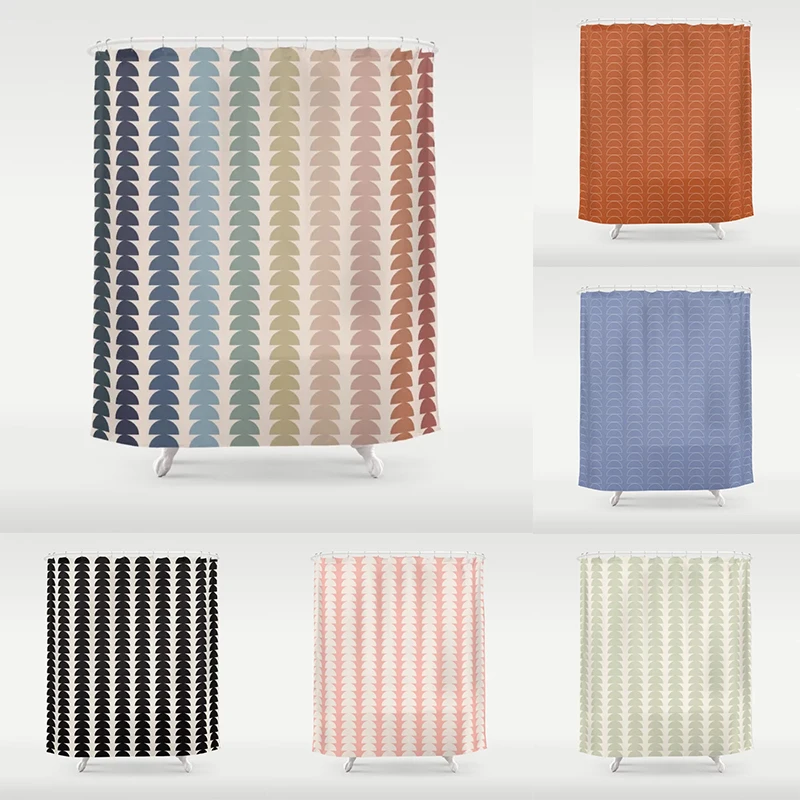 Simple Rules Small Semicircle Pattern Bathroom Curtain Home Decoration Waterproof Bathtub Creative Personality Shower Curtain
Simple Rules Small Semicircle Pattern Bathroom Curtain Home Decoration Waterproof Bathtub Creative Personality Shower Curtain