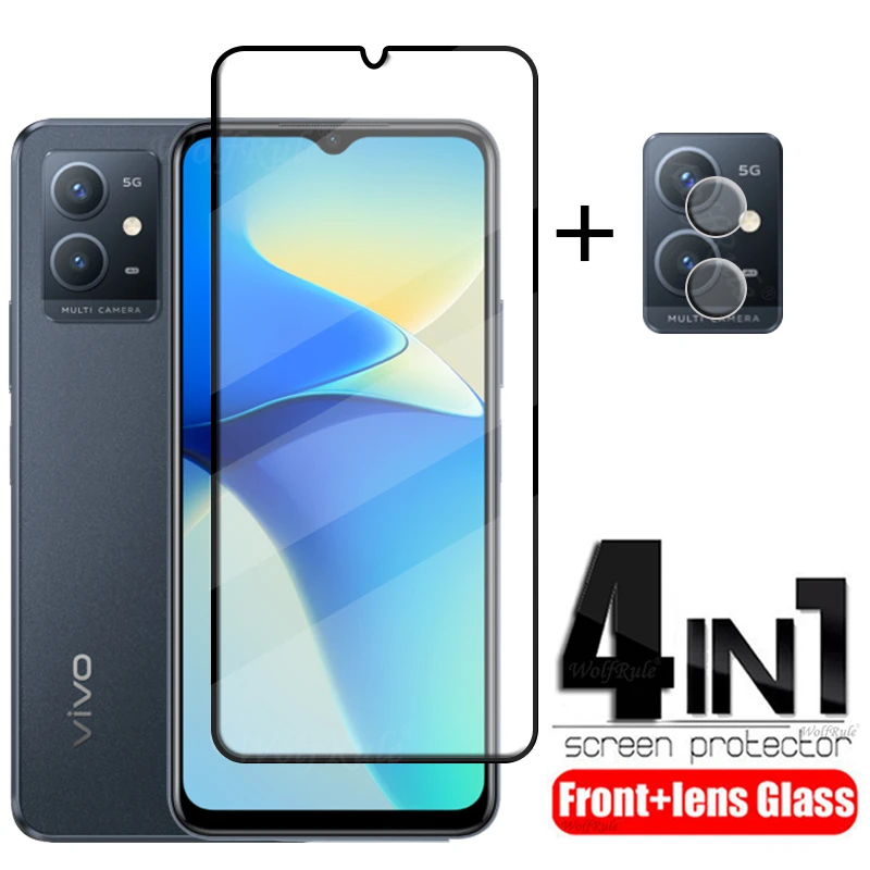 4-in-1 For Vivo Y30 5G Glass For Vivo Y30 5G Tempered Glass 9H HD Full Cover Glue Screen Protector For Vivo Y30 5G Lens Glass
4-in-1 For Vivo Y30 5G Glass For Vivo Y30 5G Tempered Glass 9H HD Full Cover Glue Screen Protector For Vivo Y30 5G Lens Glass