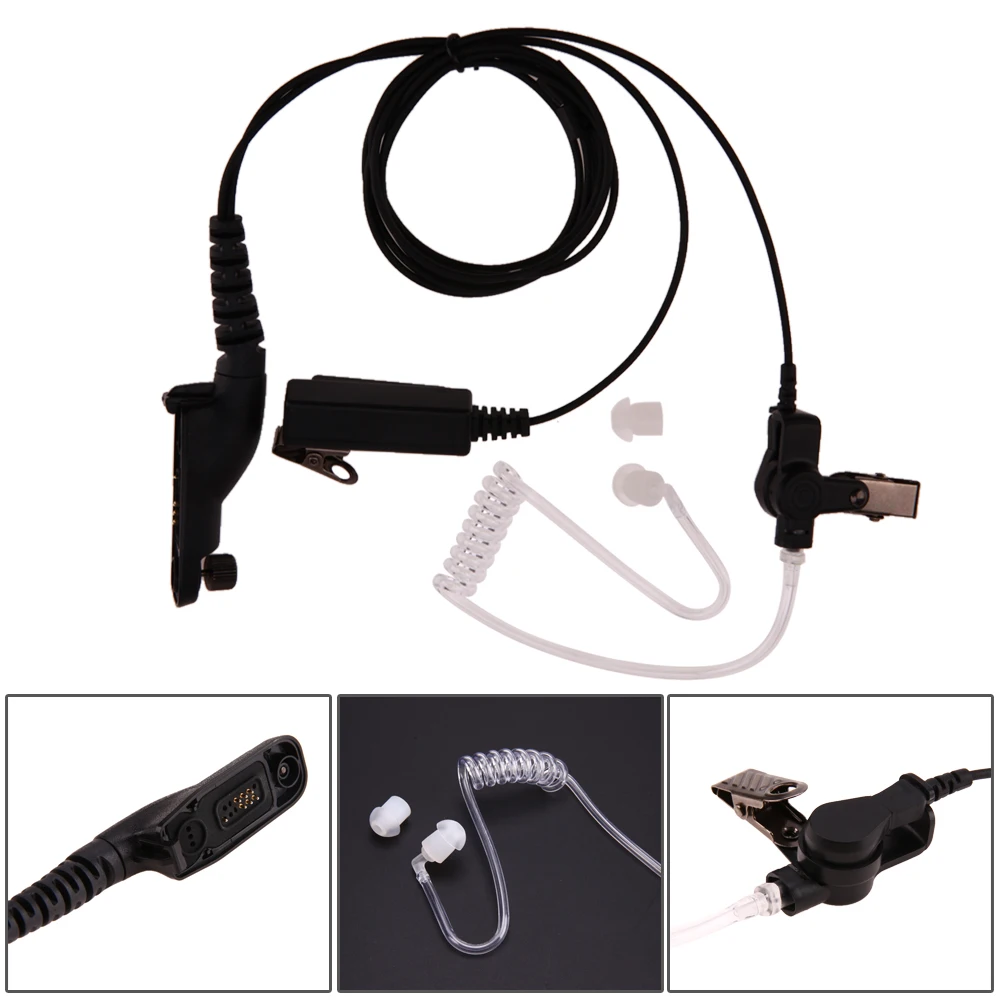 Air Acoustic Tube Earpiece PTT Mic Headset Radiation-proof Earphone for Motorola XPR XiR DP APX Series Walkie Talkie Radio
Air Acoustic Tube Earpiece PTT Mic Headset Radiation-proof Earphone for Motorola XPR XiR DP APX Series Walkie Talkie Radio