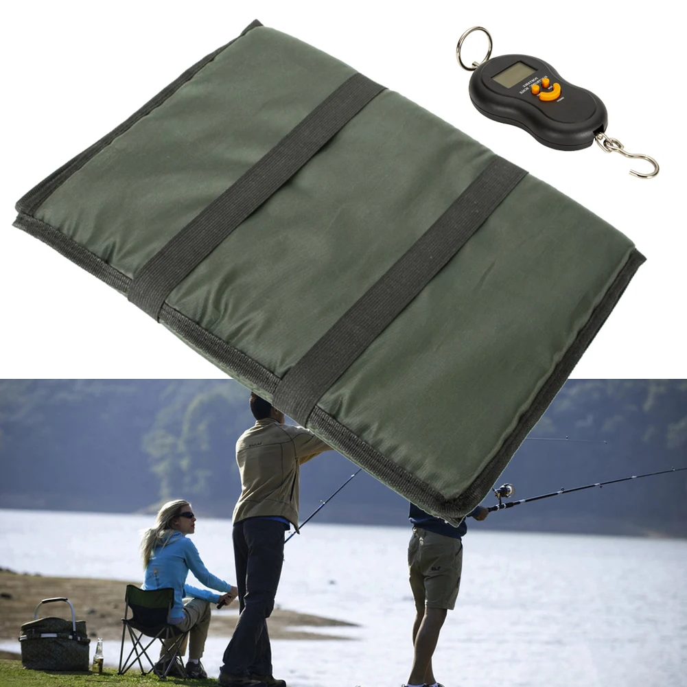 Foldable Fishing Unhooking Mat Carp Landing Mat + Digtal Weihgt Scales Tackle Tools 3 Layer Fish Protection Pad Hand-held Tackle
Foldable Fishing Unhooking Mat Carp Landing Mat + Digtal Weihgt Scales Tackle Tools 3 Layer Fish Protection Pad Hand-held Tackle