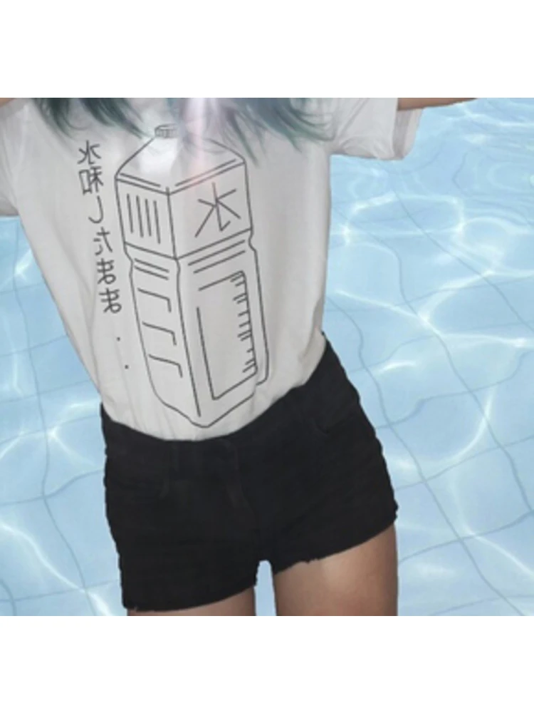 Women'sTee Aesthetic Japanese Water Bottle T Shirt Fashion Clothing Tee Graphic Trendy White Tops Tumblr Grunge Water Tshirts
Women'sTee Aesthetic Japanese Water Bottle T Shirt Fashion Clothing Tee Graphic Trendy White Tops Tumblr Grunge Water Tshirts