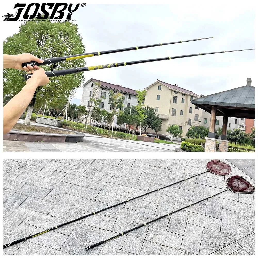 JOSBY Fishing Landing Net Tool Lightweight Carbon Fiber Retractable Foldable Telescoping Boat Fish Hand Dip Net 4.0M 3.0M 2.1M 
JOSBY Fishing Landing Net Tool Lightweight Carbon Fiber Retractable Foldable Telescoping Boat Fish Hand Dip Net 4.0M 3.0M 2.1M