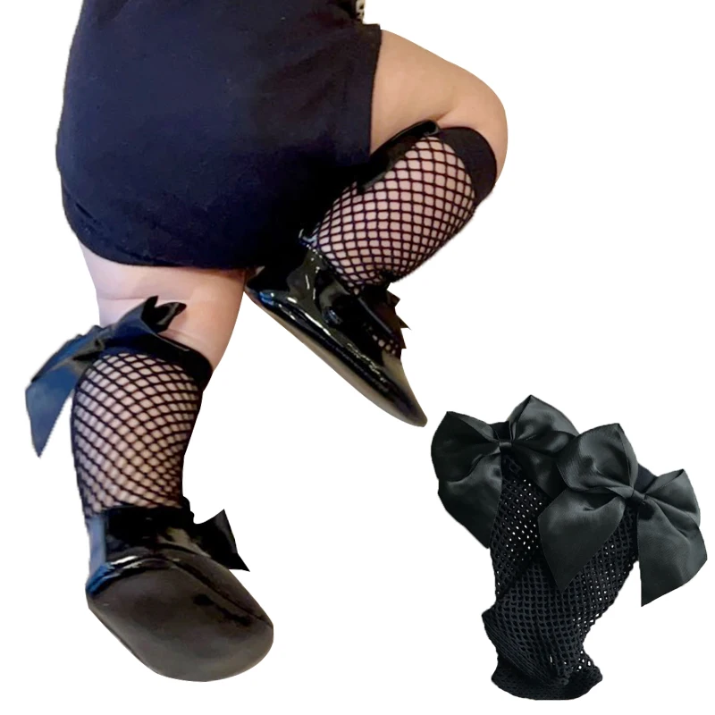 Fashion Baby Girl Mesh Socks With Big Bow Summer Cotton Breathable Black Cute Toddler Kids Socks 0-3Y
Fashion Baby Girl Mesh Socks With Big Bow Summer Cotton Breathable Black Cute Toddler Kids Socks 0-3Y