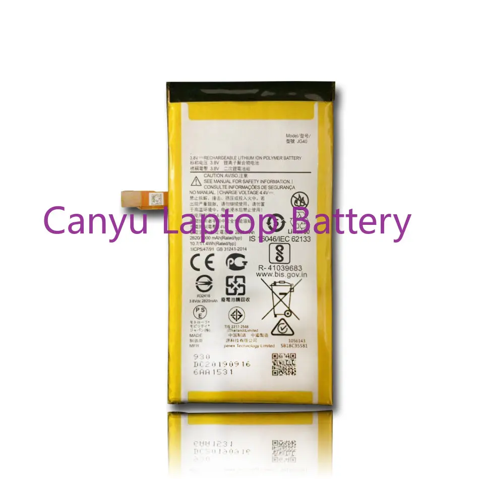 Новый аккумулятор JG40 3000 мАч для Motorola Moto G7 Plus G7Plus, глобальная стандартная фотография XT1965, свободный инструмент
Новый аккумулятор JG40 3000 мАч для Motorola Moto G7 Plus G7Plus, глобальная стандартная фотография XT1965, свободный инструмент