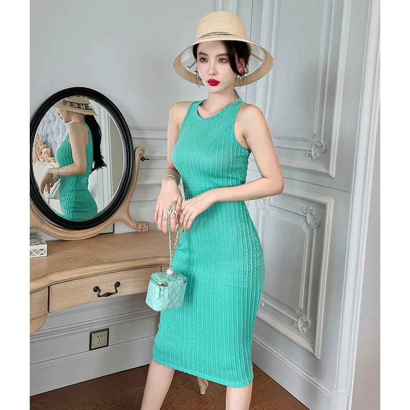 Women's Summer 2023 New Dress Sexy Lady Night-club Bodycon Sleeveless Dresses Casual Female Outfit
Women's Summer 2023 New Dress Sexy Lady Night-club Bodycon Sleeveless Dresses Casual Female Outfit