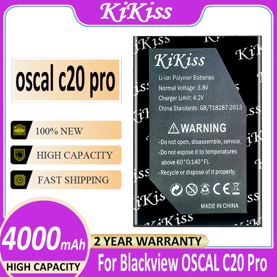 

Оригинальный аккумулятор KiKiss oscal c20 pro (LiV455882ARTGH) 4000 мАч для Blackview OSCAL C20 Pro C20Pro