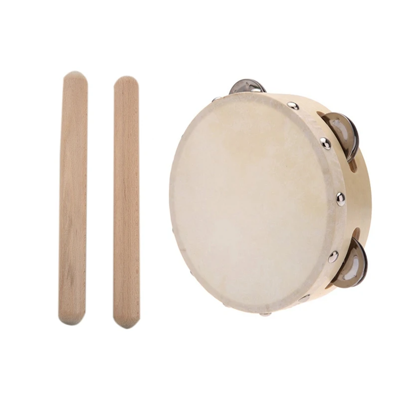 2 Pcs Percussion Rhythm Sticks Children Musical Toy Gift & 1 Pcs 6In Hand Held Tambourine
2 Pcs Percussion Rhythm Sticks Children Musical Toy Gift & 1 Pcs 6In Hand Held Tambourine