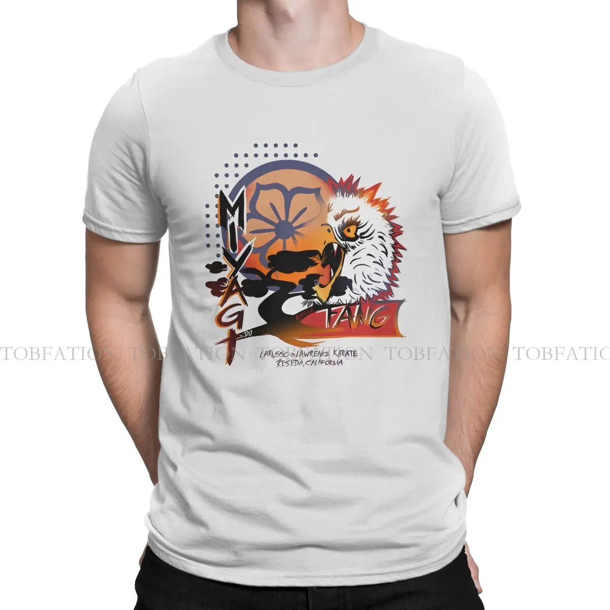 Мужская футболка Cobra Kai Balance Badass мужские футболки 4XL 5XL 6XL 100% хлопок