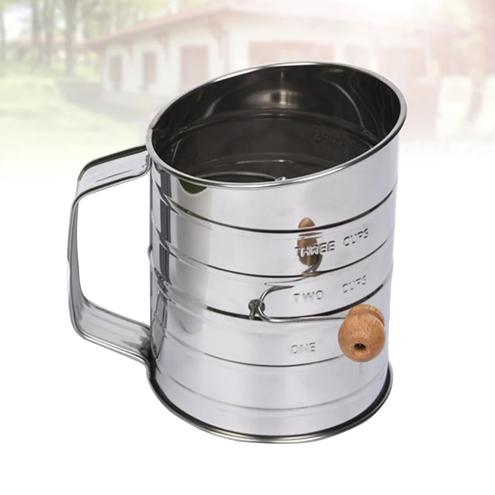 Sifter Flour Sifting Sieve Strainer Baking Mesh Steel Stainless Pasta Cake Cup Kitchen Pan Filter Net Sugar Powdered Metal Hand
Sifter Flour Sifting Sieve Strainer Baking Mesh Steel Stainless Pasta Cake Cup Kitchen Pan Filter Net Sugar Powdered Metal Hand