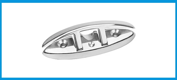 5 Inch Stainless Steel 316 Boat Flip Up Folding Pull Up Cleat Dock Deck Marine Hardware Line Rope Mooring Cleat Accessorie
5 Inch Stainless Steel 316 Boat Flip Up Folding Pull Up Cleat Dock Deck Marine Hardware Line Rope Mooring Cleat Accessorie