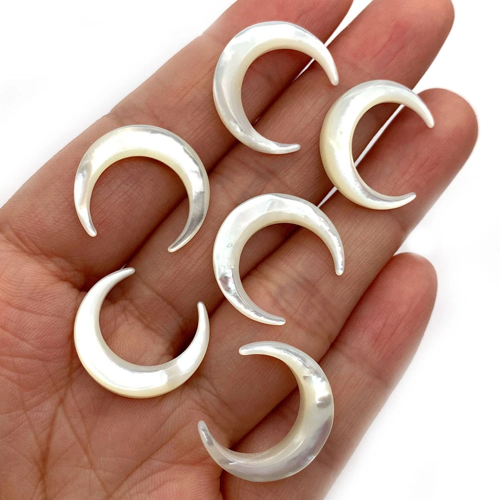 Exquisite Natural Sea Shell Moon Shape Beads 8-30mm Charm Fashion Crafted DIY Necklace Earrings Bracelet Jewelry Accessories
Exquisite Natural Sea Shell Moon Shape Beads 8-30mm Charm Fashion Crafted DIY Necklace Earrings Bracelet Jewelry Accessories