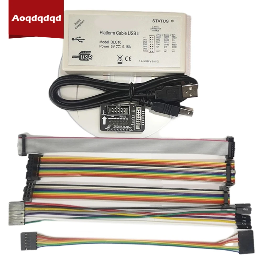 Кабель платформы Xilinx DLC10, USB-кабель для загрузки, программатор JTAG для FPGA CPLD для XP/WIN7/WIN8/Linux CY7C68013A, замена DLC9LP
Кабель платформы Xilinx DLC10, USB-кабель для загрузки, программатор JTAG для FPGA CPLD для XP/WIN7/WIN8/Linux CY7C68013A, замена DLC9LP