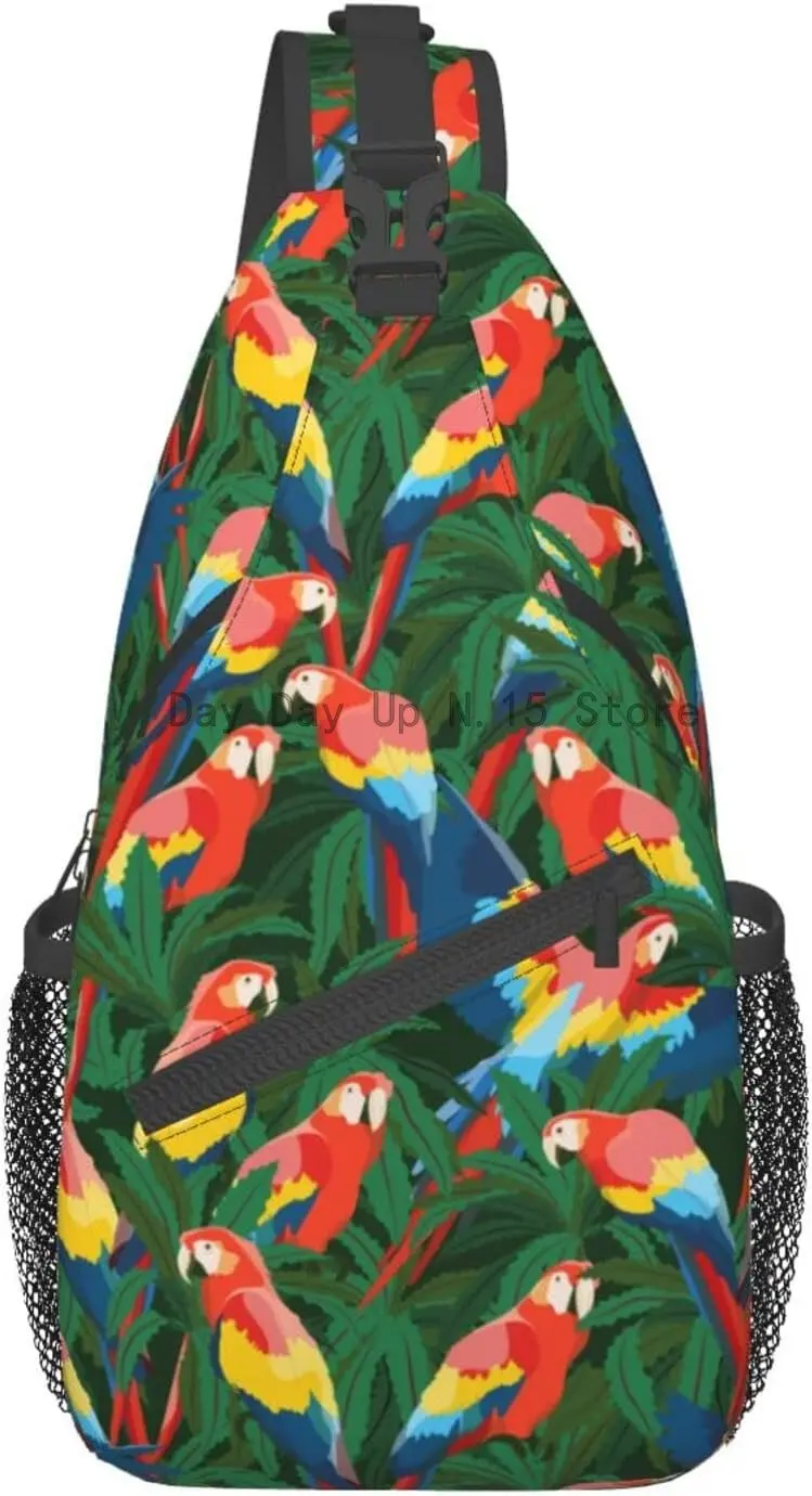 Parrot Sling Bag, Chest Bag Daypack, Crossbody Sling Backpack for Travel Sports Running Hiking
Parrot Sling Bag, Chest Bag Daypack, Crossbody Sling Backpack for Travel Sports Running Hiking