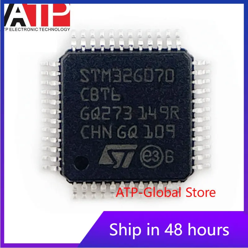 1 шт./Лот Новый оригинальный STM32G070CBT6 LQFP-48 STM32G0 серия 32-битный микроконтроллер MCU LQFP48 STM32G070CBT6TR ATP 
1 шт./Лот Новый оригинальный STM32G070CBT6 LQFP-48 STM32G0 серия 32-битный микроконтроллер MCU LQFP48 STM32G070CBT6TR ATP