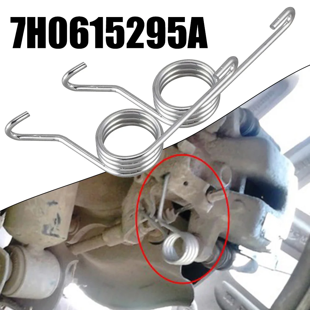 2x Rear Brake Caliper Return Springs For Skoda-Parking Distributor Pump 7H0615295A, 7H0615296 Silver Metal Accessories
2x Rear Brake Caliper Return Springs For Skoda-Parking Distributor Pump 7H0615295A, 7H0615296 Silver Metal Accessories
