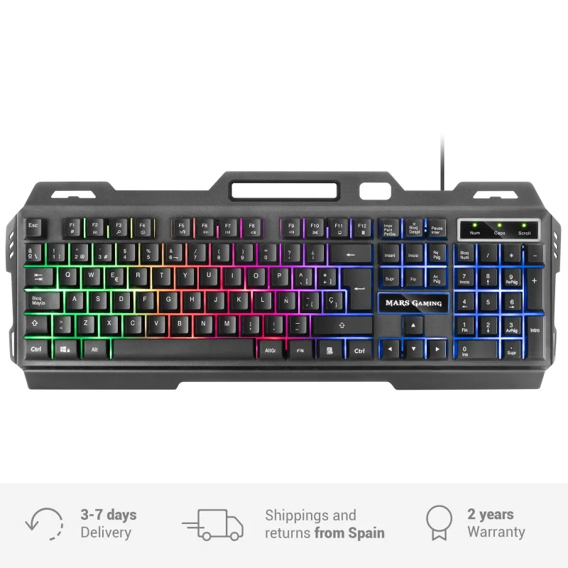 Игровая клавиатура Mars Gaming MK120, RGB фиксированная игровая клавиатура, Алюминиевая клавиатура с поддержкой смартфона, испанская/французская/португальская клавиатура
Игровая клавиатура Mars Gaming MK120, RGB фиксированная игровая клавиатура, Алюминиевая клавиатура с поддержкой смартфона, испанская/французская/португальская клавиатура