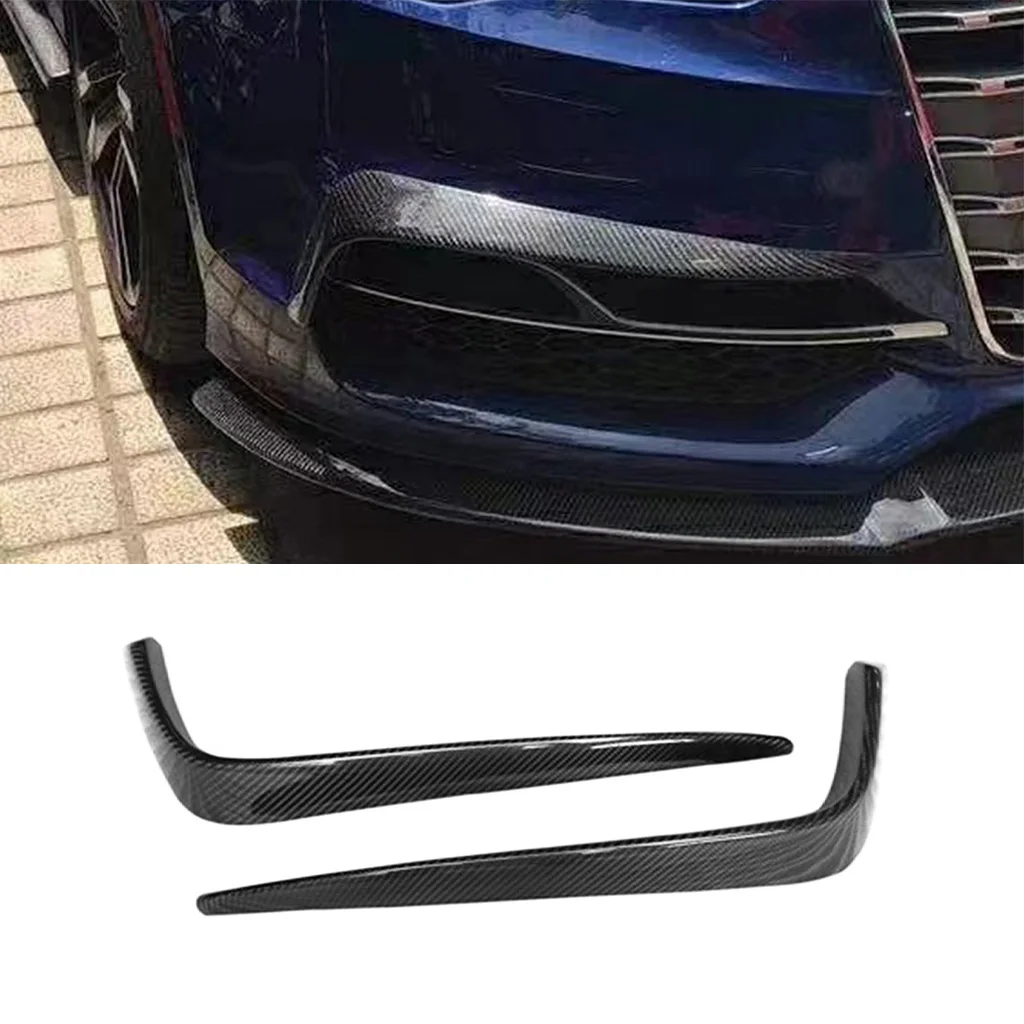 2Pcs Carbon Fiber Car Front Bumper Lip Spoiler Splitter Trim Fit For Audi A3 S3 2014 2015 2016 Car Accessories
2Pcs Carbon Fiber Car Front Bumper Lip Spoiler Splitter Trim Fit For Audi A3 S3 2014 2015 2016 Car Accessories