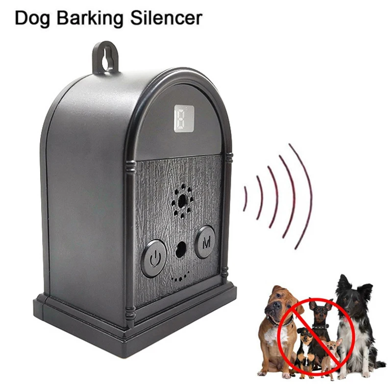 

Ultrasonic Dog Repeller Anti Barking Device Dog Barking Control Devices Stop Barking Dog Devices Outdoor Bark Deterrent Silencer