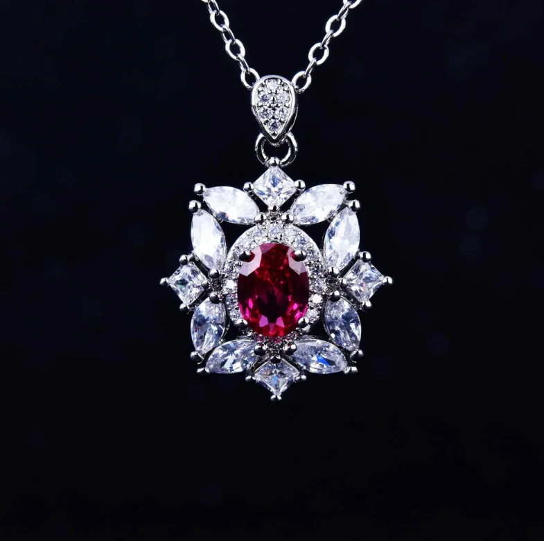 ANGLANG Romantic Women Wedding Necklaces Brilliant Oval Cubic Zirconia Anniversary Gift Pendant Necklaces Fashion Jewelry
ANGLANG Romantic Women Wedding Necklaces Brilliant Oval Cubic Zirconia Anniversary Gift Pendant Necklaces Fashion Jewelry