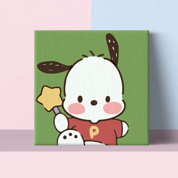 Pochacco Digital Oil Painting Diy Coloring Child Painting Hand Painting Q Version Kawaii Anime Painting Room Decoration Painting
Pochacco Digital Oil Painting Diy Coloring Child Painting Hand Painting Q Version Kawaii Anime Painting Room Decoration Painting