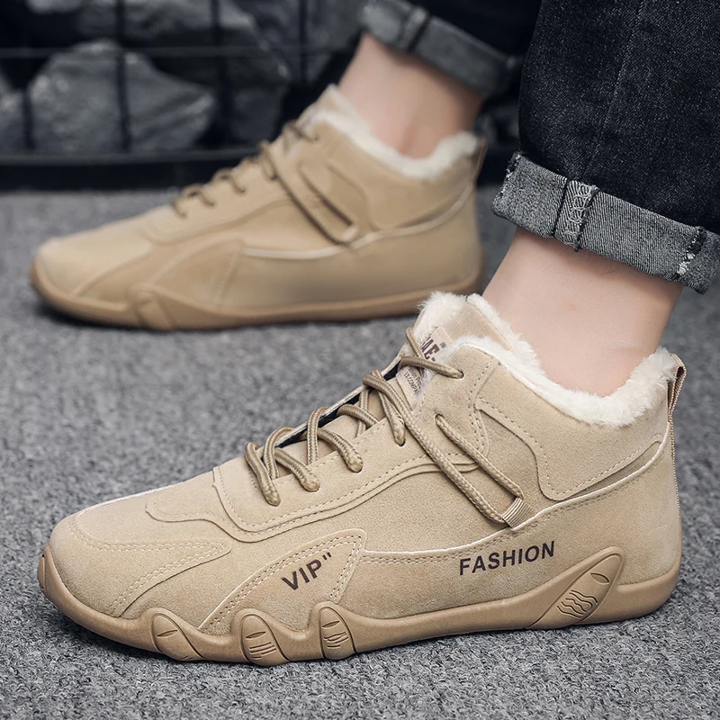 Winter New Snow Boots Solid Color Tooling Cotton Shoes Men Comfortable Warm Walking Sports Shoes Outdoor Non-slip Martin Boots
Winter New Snow Boots Solid Color Tooling Cotton Shoes Men Comfortable Warm Walking Sports Shoes Outdoor Non-slip Martin Boots