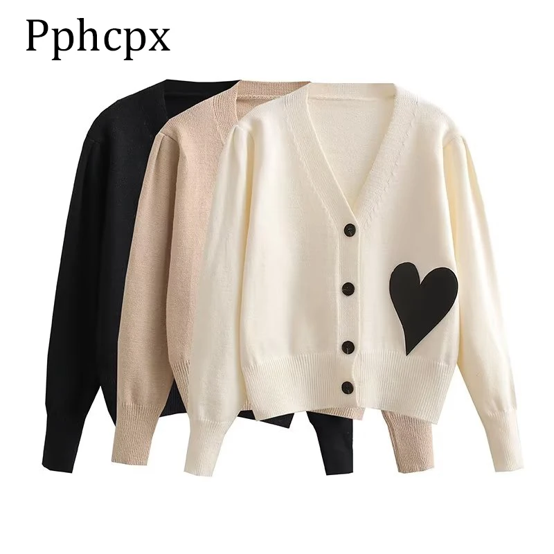Pphcpx Winter Sweater Women 2022 Knit Cardigan Solid Long Sleeve V-Neck Vintage Sweaters Ladies Loose Knitted Cardigan
Pphcpx Winter Sweater Women 2022 Knit Cardigan Solid Long Sleeve V-Neck Vintage Sweaters Ladies Loose Knitted Cardigan
