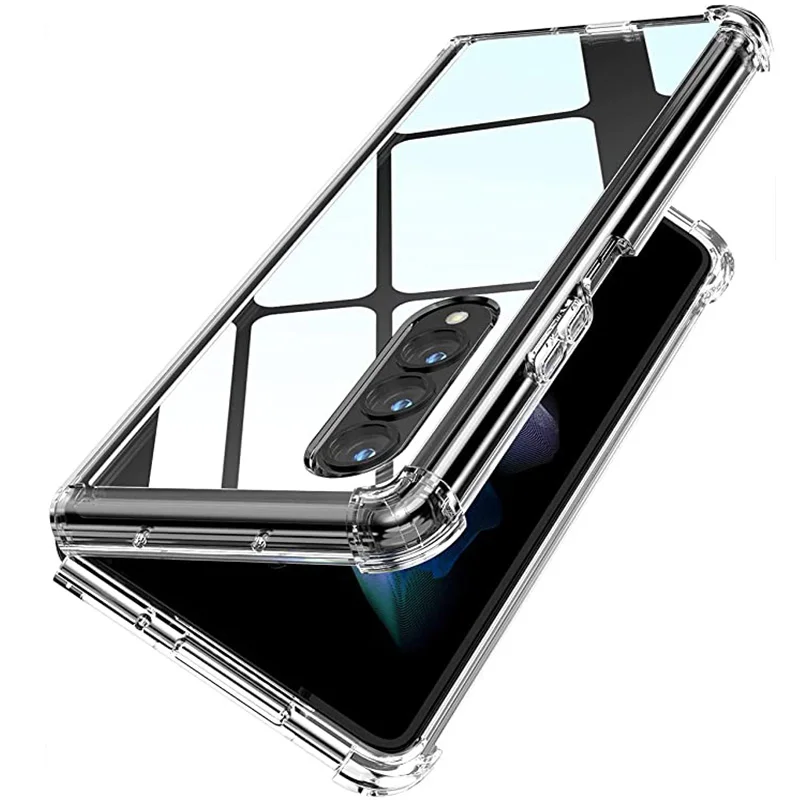 Case For Galaxy Z Fold 3 2 Reinforced Corners Shockproof Clear Acrylic TPU Back Case Cover For Samsung Galaxy Z Fold3 5G
Case For Galaxy Z Fold 3 2 Reinforced Corners Shockproof Clear Acrylic TPU Back Case Cover For Samsung Galaxy Z Fold3 5G