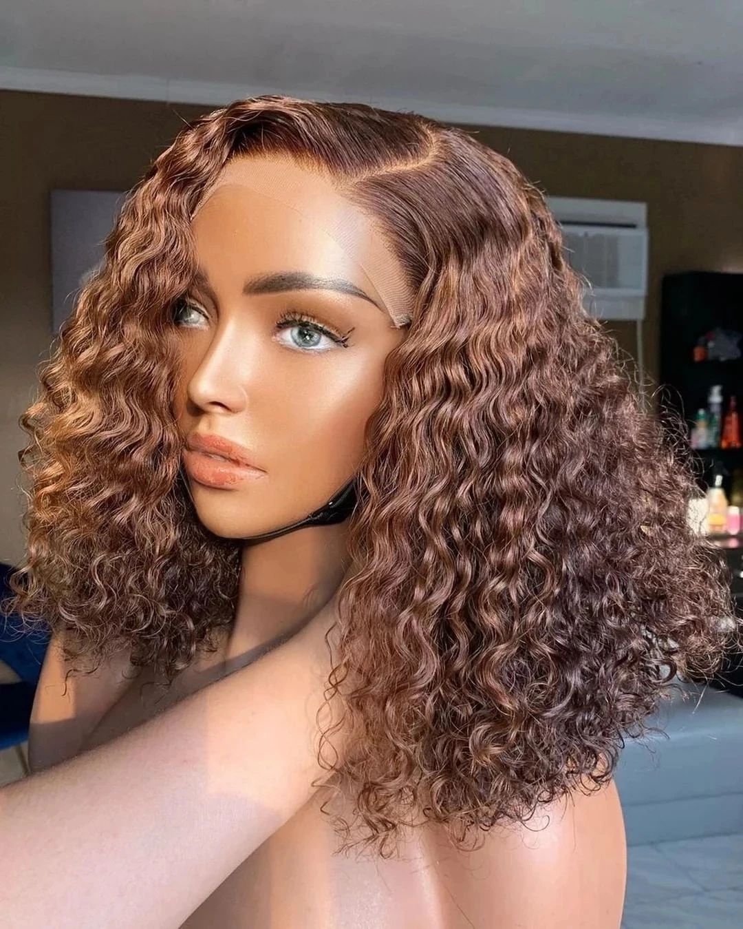 Dark Brown Bouncy Wave Full Lace Human Hair Wigs Nautral Preplucked Loose Curly 360 13x6 Transparent HD Lace Frontal Headband
Dark Brown Bouncy Wave Full Lace Human Hair Wigs Nautral Preplucked Loose Curly 360 13x6 Transparent HD Lace Frontal Headband