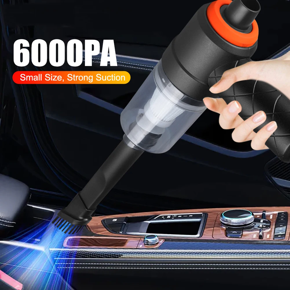 Car Vacuum Cleaner Auto Wireless Cleaning Machine 6000PA Strong Suction Cordless Handheld Vacuum Cleaner Car Cleaning Tools
Car Vacuum Cleaner Auto Wireless Cleaning Machine 6000PA Strong Suction Cordless Handheld Vacuum Cleaner Car Cleaning Tools