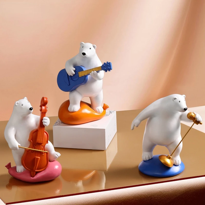 3Pcs Home Decor Music Bear Figurine Modern Resin Nordic Decor Figurines For Interior Sculpture Living Room Decoration Accessorie
3Pcs Home Decor Music Bear Figurine Modern Resin Nordic Decor Figurines For Interior Sculpture Living Room Decoration Accessorie