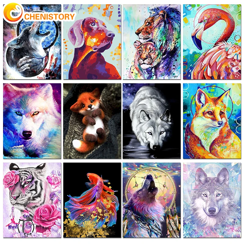 CHENISTORY Oil Picture By Number Animal Frame On Canvas Acrylic Paint Handmade Color Drawing Painting By Number Home Decor
CHENISTORY Oil Picture By Number Animal Frame On Canvas Acrylic Paint Handmade Color Drawing Painting By Number Home Decor