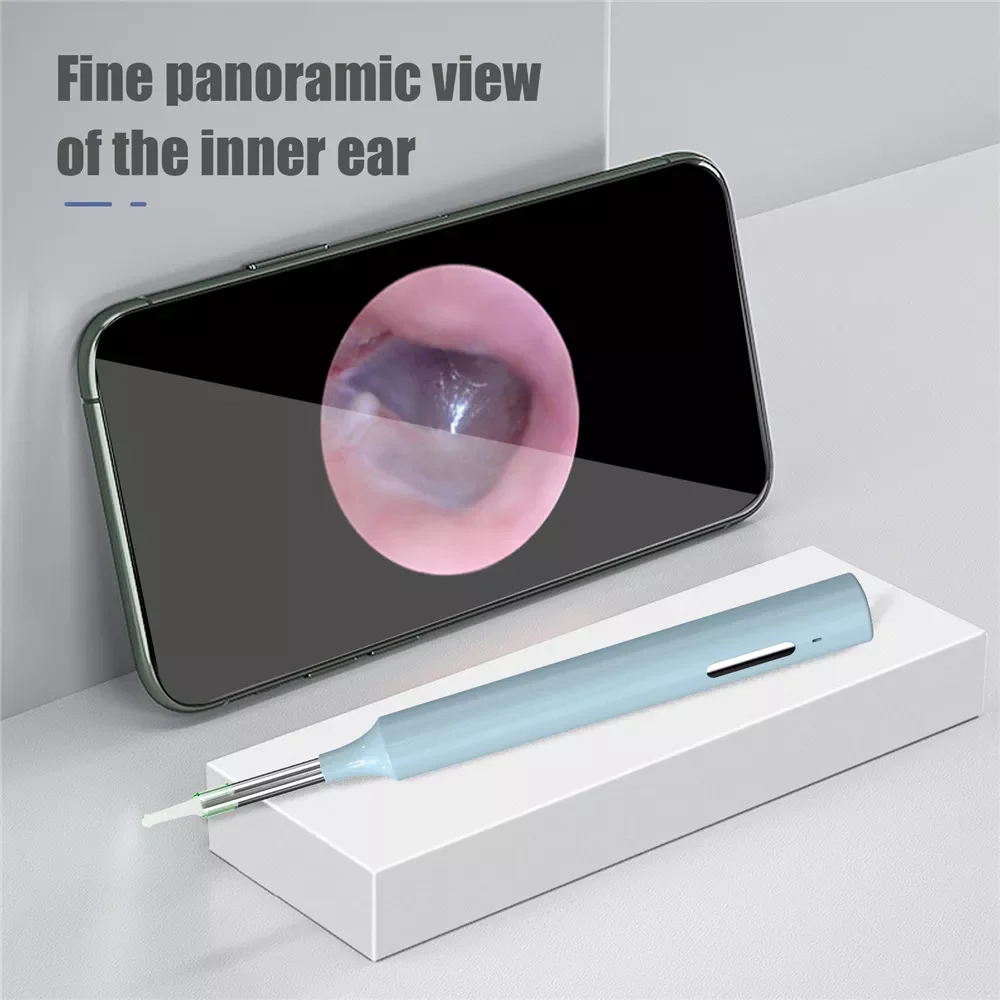 Kebidumei 4.3mm Mini WIFI Ear Cleaning Endoscope Camera Wireless Otoscope Earwax Removal Tool With 6 LED Light for Android iOS
Kebidumei 4.3mm Mini WIFI Ear Cleaning Endoscope Camera Wireless Otoscope Earwax Removal Tool With 6 LED Light for Android iOS